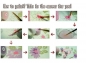 Malen nach Zahlen für Erwachsene XXL mit aufgespannter Staffelei 3 Bilder 50cm x 50 cm x3 7050 Rote/ Schwarz Blumen
