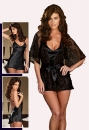 Negligee Schwarz Gr. S 3tlg. 1x Negligee, 1x Überwurf mit Spitze und 1x String